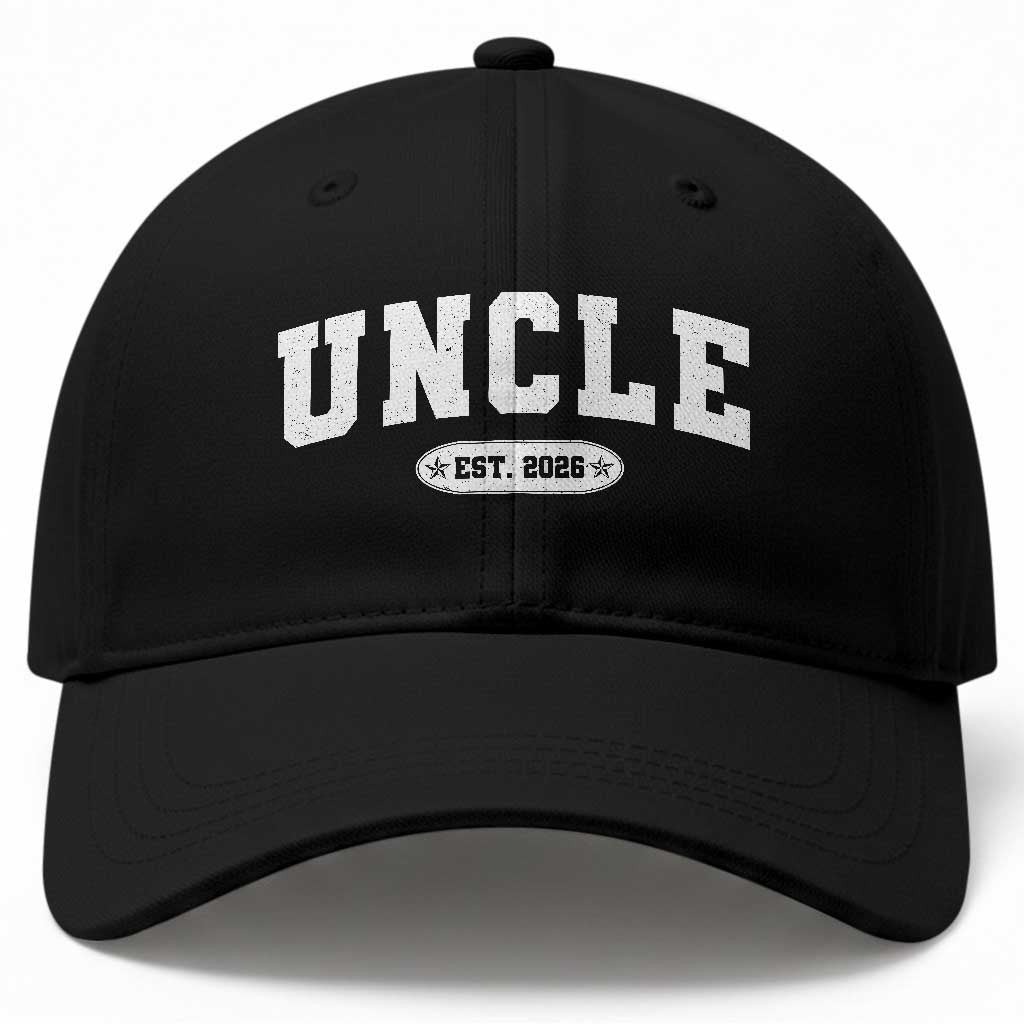 Promoted To Uncle Est 2026 Baseball Cap New Uncle Gift TS10 Print Your Wear