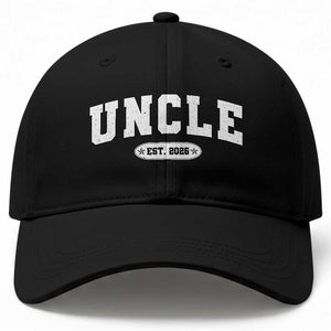 Promoted To Uncle Est 2026 Baseball Cap New Uncle Gift TS10 Print Your Wear