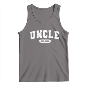 Promoted To Uncle Est 2026 Tank Top New Uncle Gift TS10 Deep Heather Print Your Wear
