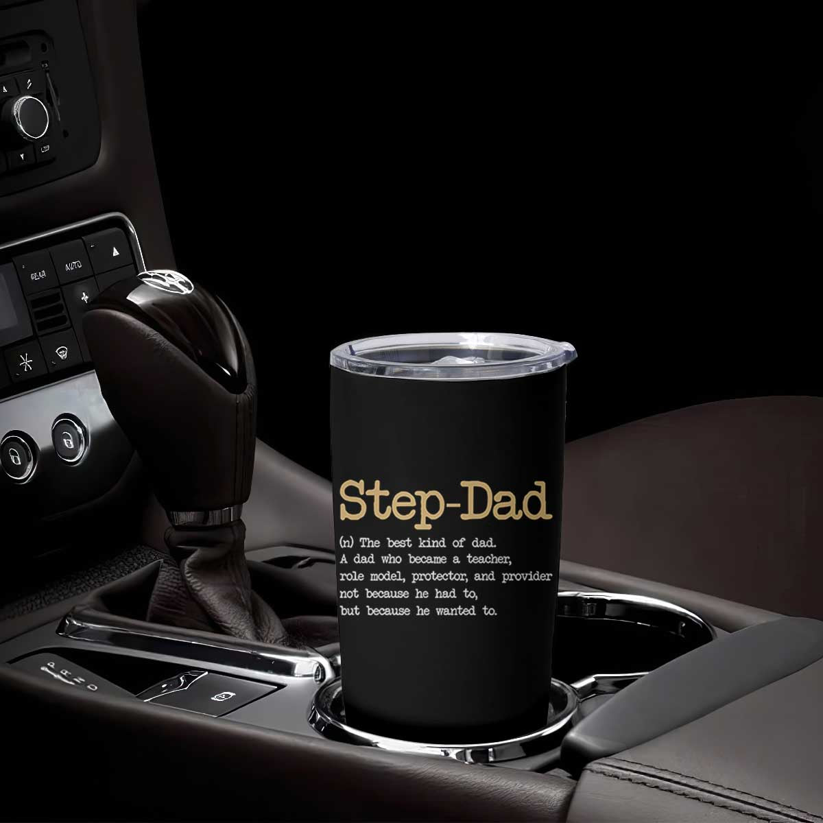 Stepdad Gifts Tumbler Cup Step Dad Definition Bonus Dad Fathers Day TS10 Print Your Wear