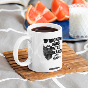 Bonus Dads With Beards Are Better Coffee Mug Retro Step Dad Fathers Day TS10 Print Your Wear