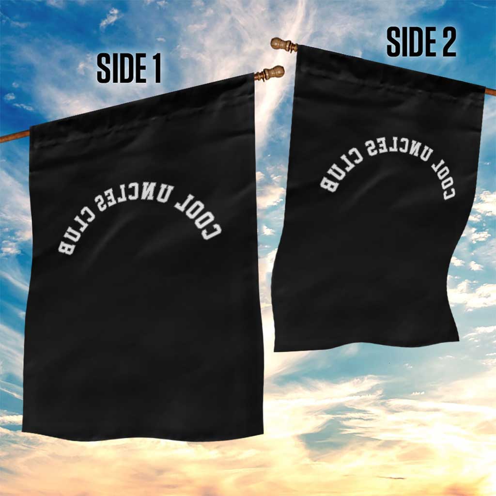 Cool Uncles Club Garden Flag Gifts For Uncle Retro Upside Down Text TS10 Print Your Wear
