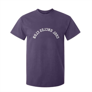 Cool Uncles Club T Shirt For Kid Gifts For Uncle Retro Upside Down Text TS10 Purple Print Your Wear