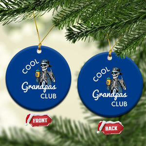 Cool Grandpas Club Ceramic Ornament Fathers Day Best Grandpa Skeleton TS10 1pc Blue Print Your Wear