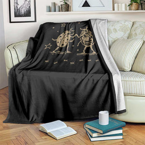 Dancing Lady Bugs Happy Little Insects Nature Lovers Throw Blanket TS10 Print Your Wear