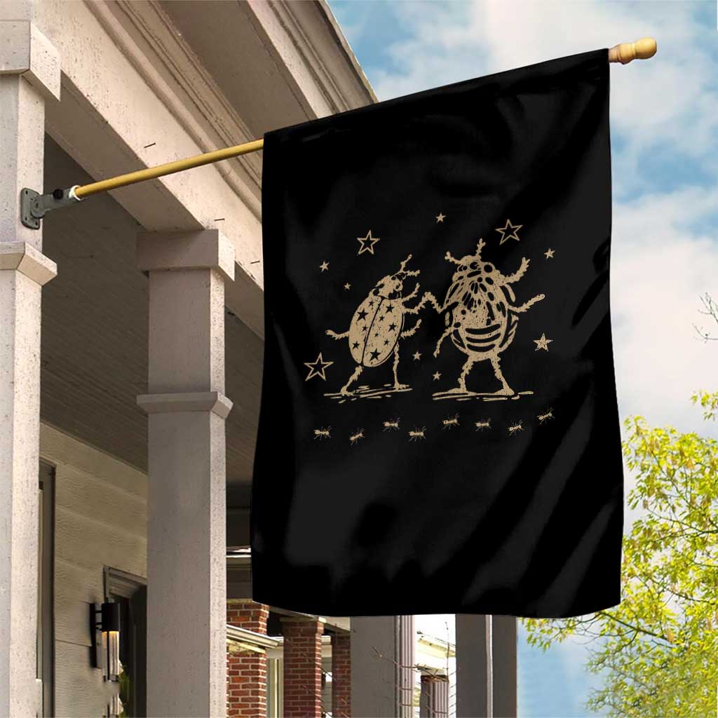 Dancing Lady Bugs Happy Little Insects Nature Lovers Garden Flag TS10 Print Your Wear