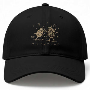 Dancing Lady Bugs Happy Little Insects Nature Lovers Baseball Cap TS10 Print Your Wear