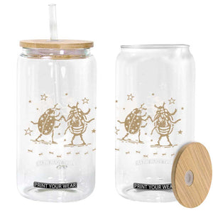 Dancing Lady Bugs Happy Little Insects Nature Lovers Glass Can TS10 Print Your Wear