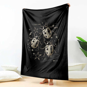 Cute Ladybug Y2k Grunge 2000s Alt 90s Vintage Star Dots Teen Throw Blanket TS10 Print Your Wear