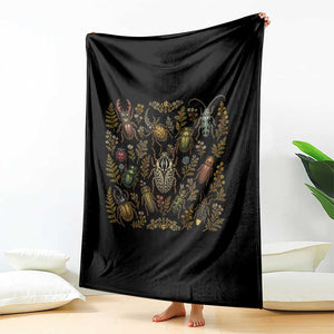 Insect Bug Collection Collector Entomologist Entomology Throw Blanket TS10 Print Your Wear