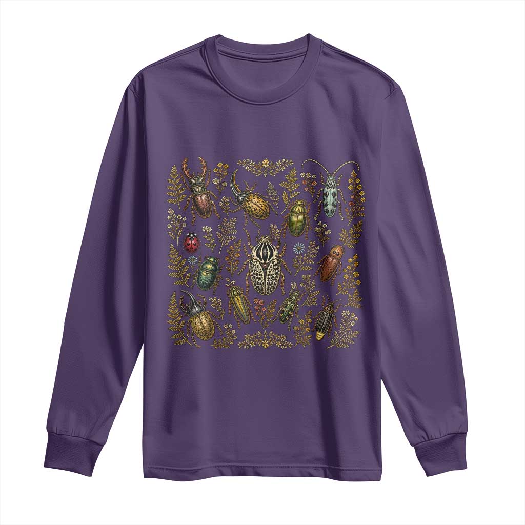 Insect Bug Collection Collector Entomologist Entomology Long Sleeve Shirt TS10 Purple Print Your Wear