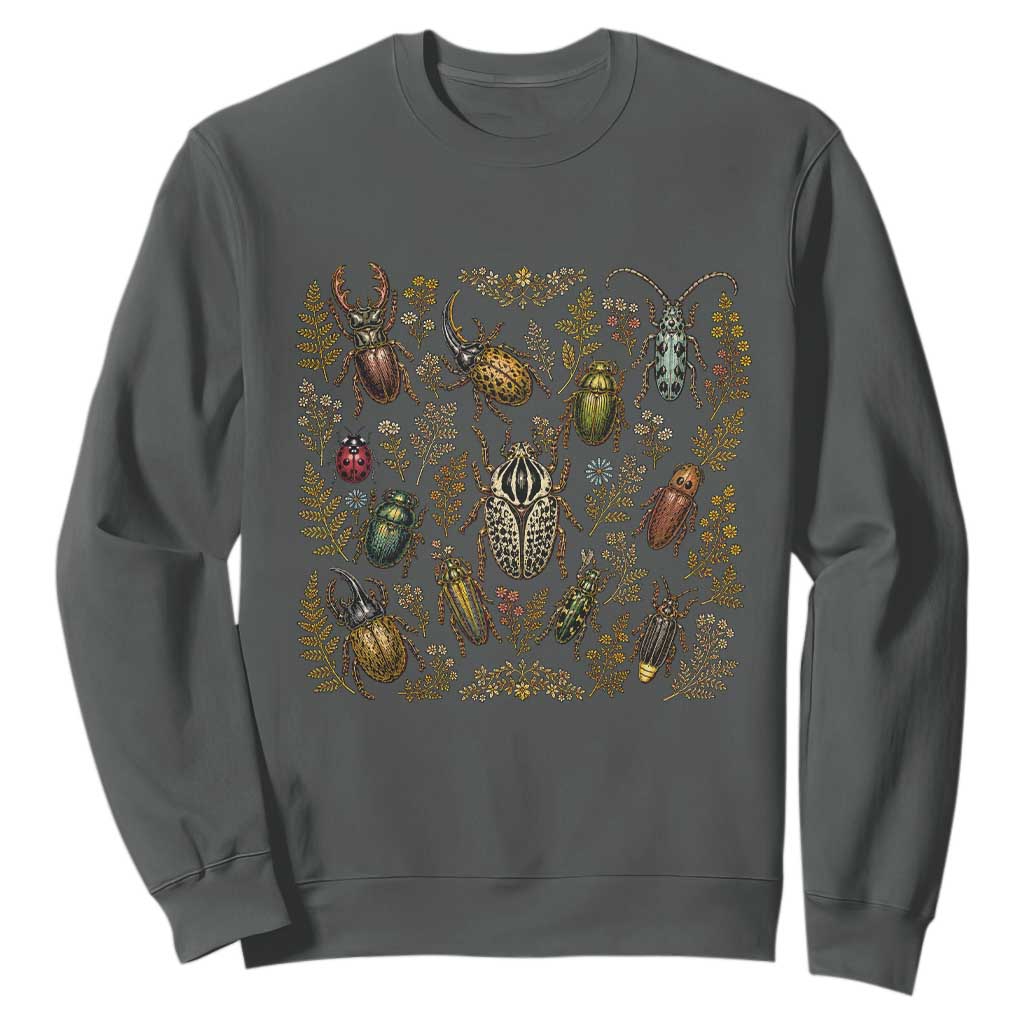 Insect Bug Collection Collector Entomologist Entomology Sweatshirt TS10 Dark Heather Print Your Wear