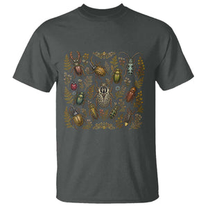 Insect Bug Collection Collector Entomologist Entomology T Shirt TS10 Dark Heather Print Your Wear