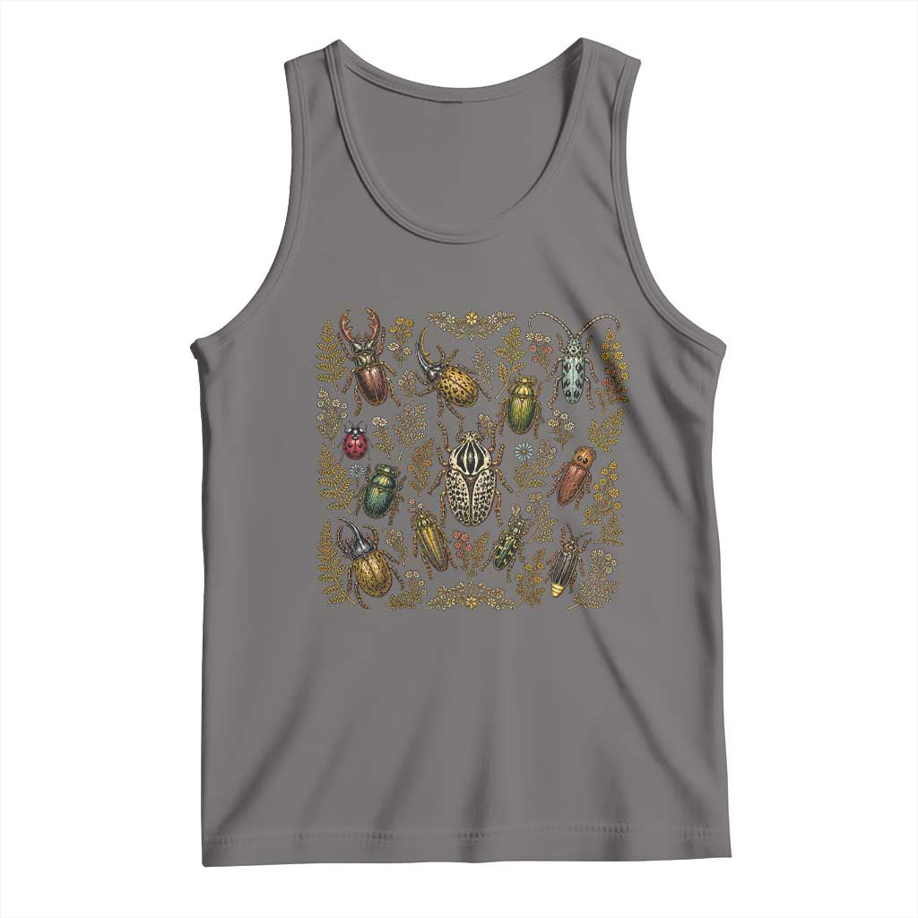Insect Bug Collection Collector Entomologist Entomology Tank Top TS10 Deep Heather Print Your Wear