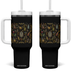 Insect Bug Collection Collector Entomologist Entomology Tumbler With Handle TS10 One Size: 40 oz Black Print Your Wear