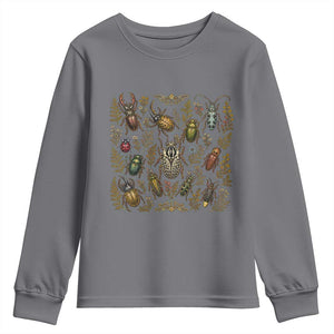 Insect Bug Collection Collector Entomologist Entomology Youth Sweatshirt TS10 Charcoal Print Your Wear