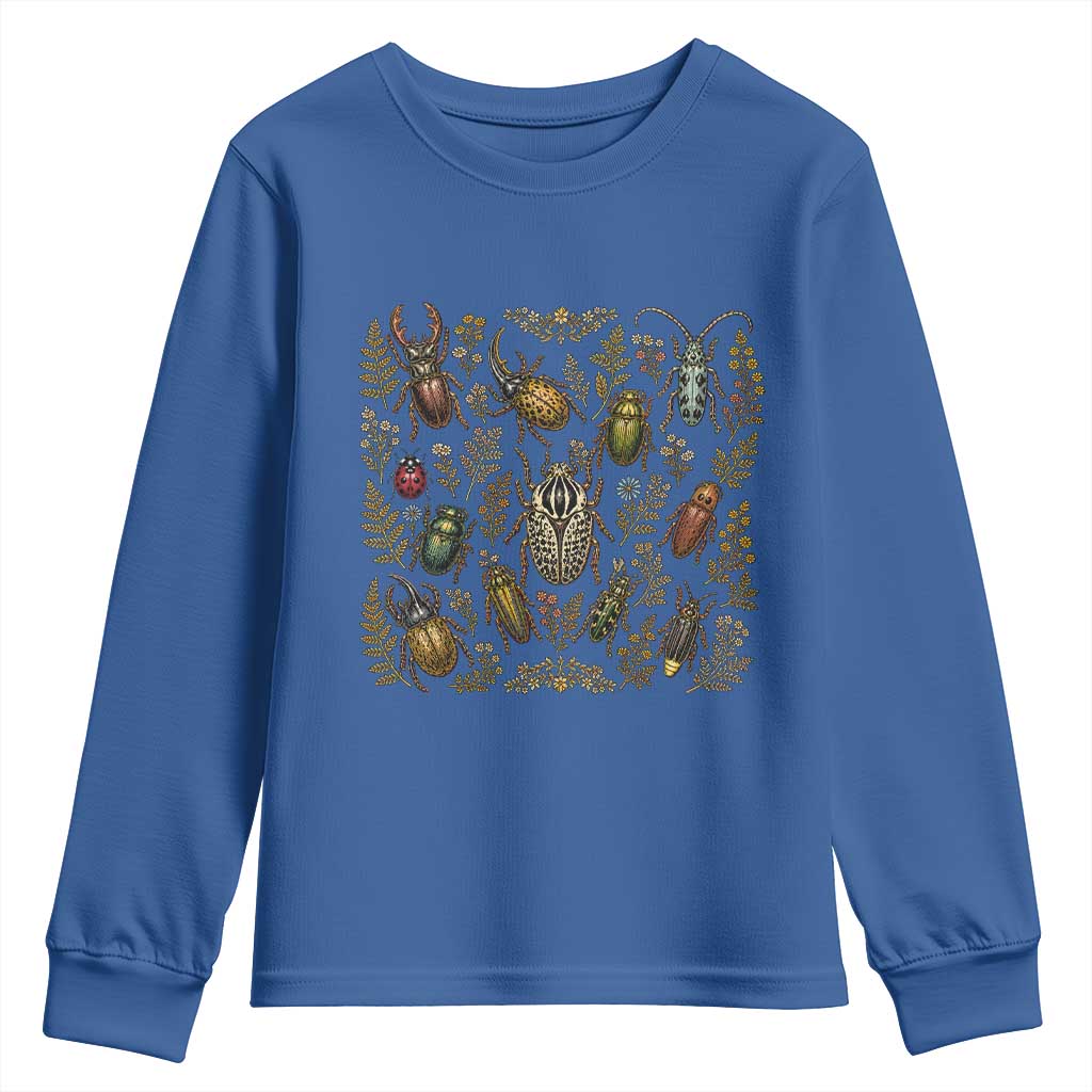 Insect Bug Collection Collector Entomologist Entomology Youth Sweatshirt TS10 Royal Blue Print Your Wear