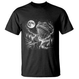 Frog Moon T Shirt Vintage 90s Frog Howling to Moon Parody Meme TS10 Black Print Your Wear