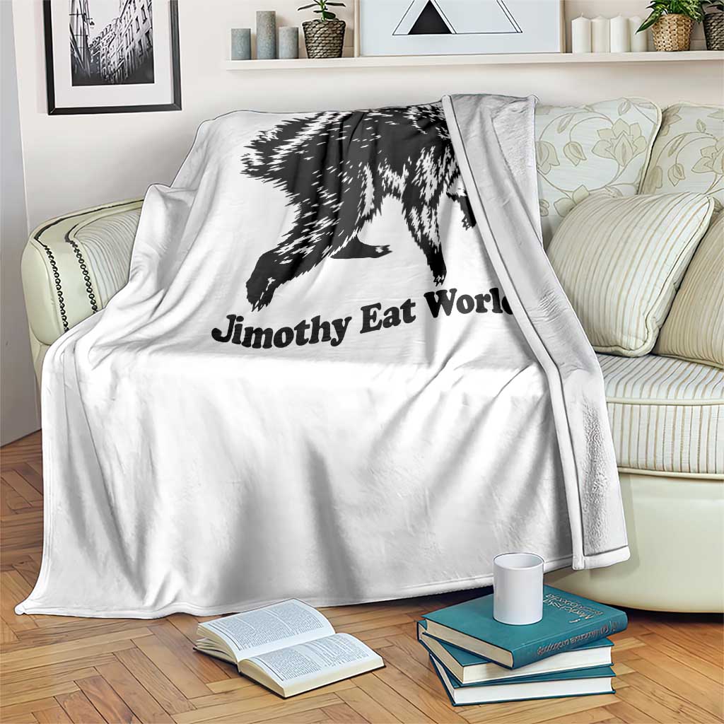 Jimothy Eat World Funny Viral Raccoon Seattle Trash Panda Throw Blanket TS10 Print Your Wear