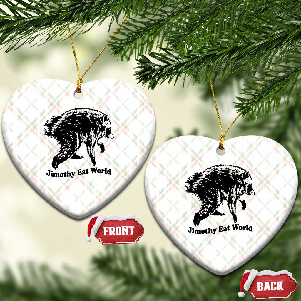 Jimothy Eat World Funny Viral Raccoon Seattle Trash Panda Ceramic Ornament TS10 Print Your Wear