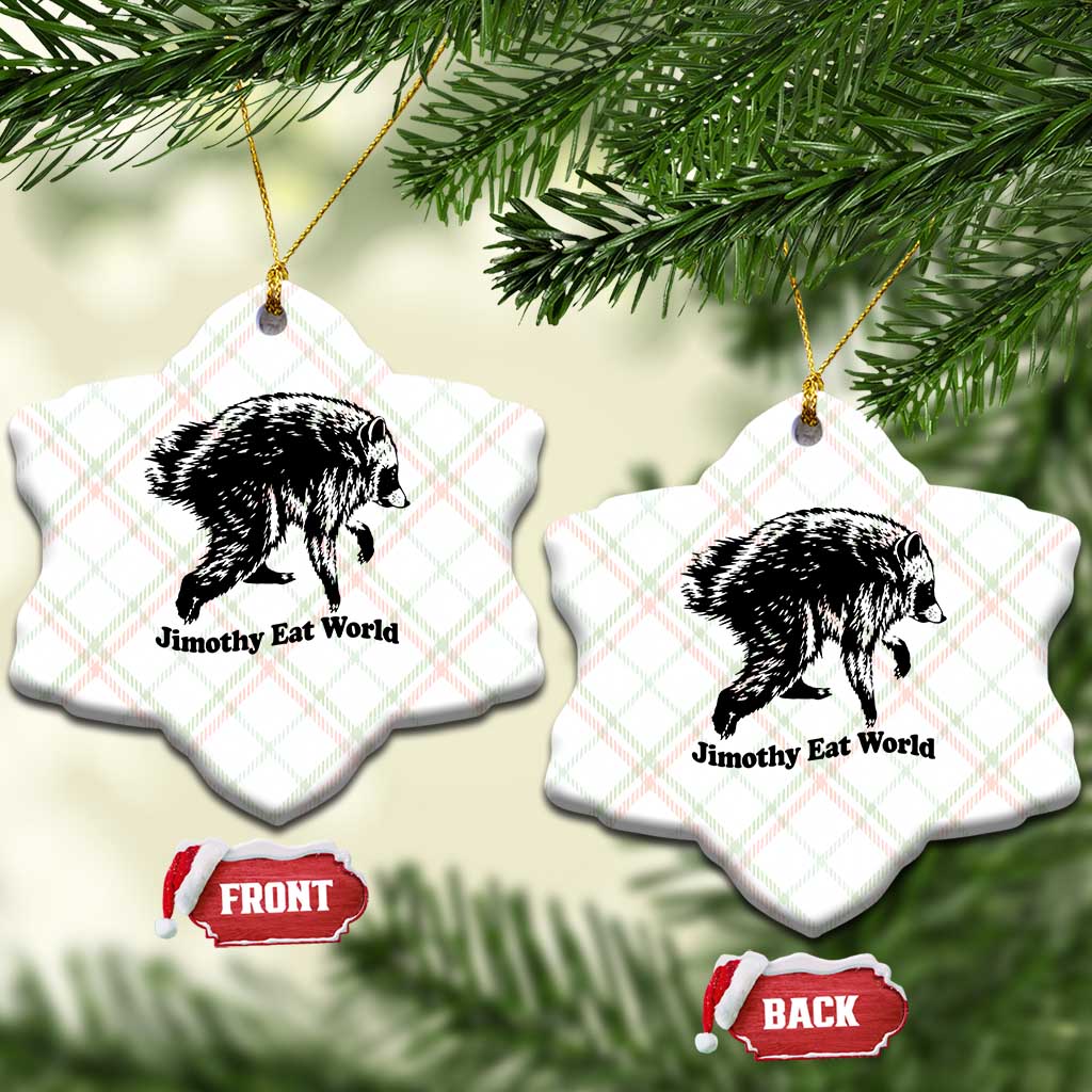 Jimothy Eat World Funny Viral Raccoon Seattle Trash Panda Ceramic Ornament TS10 Print Your Wear