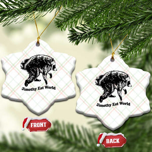 Jimothy Eat World Funny Viral Raccoon Seattle Trash Panda Ceramic Ornament TS10 Print Your Wear