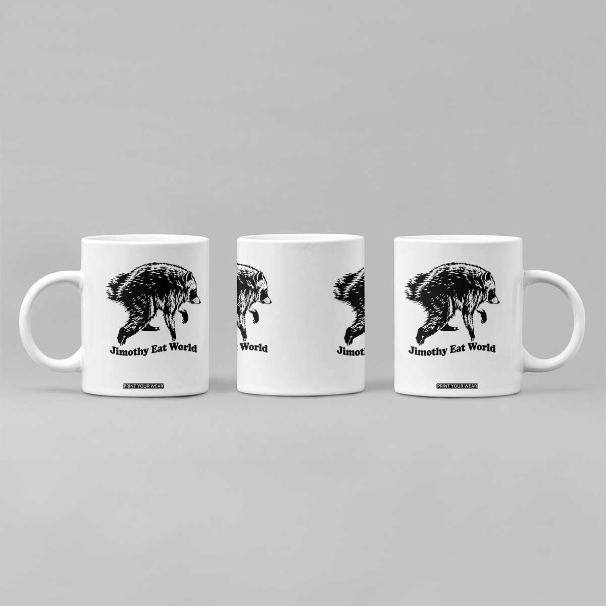 Jimothy Eat World Funny Viral Raccoon Seattle Trash Panda Coffee Mug TS10 Print Your Wear