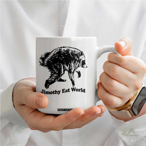 Jimothy Eat World Funny Viral Raccoon Seattle Trash Panda Coffee Mug TS10 Print Your Wear