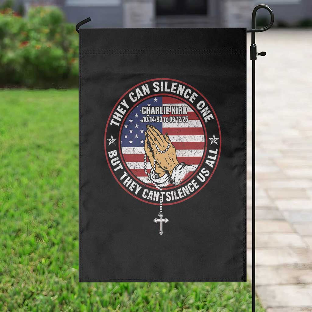 Charlie Kirk Memorial Garden Flag Retro American Flag TS10 Print Your Wear