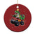 Dinosaur Monster Truck Christmas Ornament TS10 Print Your Wear