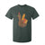 Thanksgiving T Shirt For Kid Peace Sign Turkey Hand Cool Thanksgiving Hippie TS10 Dark Forest Green Print Your Wear