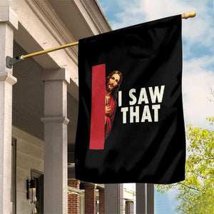 Funny Jesus I Saw That Garden Flag Retro Christian Meme TS10 Print Your Wear