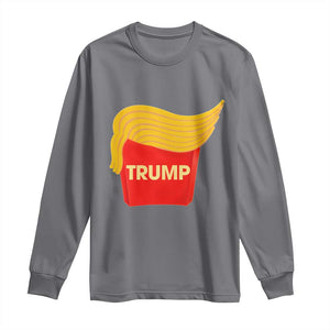 Funny Trump Fries Long Sleeve Shirt Mac Daddy Gift for Republican TS10 Charcoal Print Your Wear