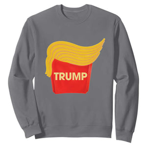 Funny Trump Fries Sweatshirt Mac Daddy Gift for Republican TS10 Charcoal Print Your Wear