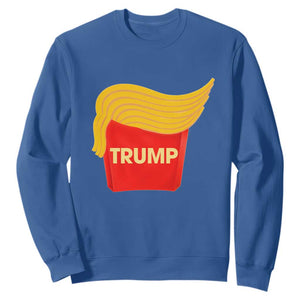 Funny Trump Fries Sweatshirt Mac Daddy Gift for Republican TS10 Royal Blue Print Your Wear