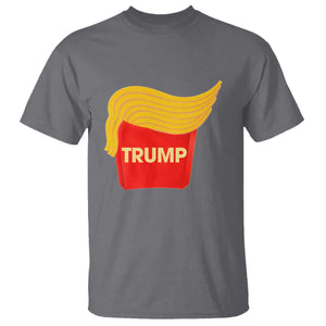 Funny Trump Fries T Shirt Mac Daddy Gift for Republican TS10 Charcoal Print Your Wear