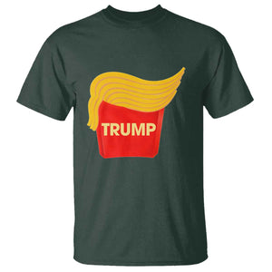 Funny Trump Fries T Shirt Mac Daddy Gift for Republican TS10 Dark Forest Green Print Your Wear