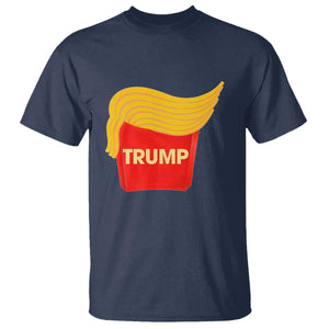 Funny Trump Fries T Shirt Mac Daddy Gift for Republican TS10 Navy Print Your Wear