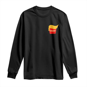 Funny Trump Fries Long Sleeve Shirt Mac Daddy Republican Gifts TS10 Black Print Your Wear