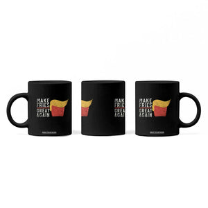 Funny Fries Coffee Mug Vintage Make Fries Great Again TS10 Print Your Wear
