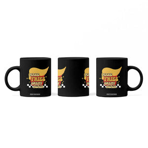 Funny Fries Coffee Mug Make Fries Great Again Checkered TS10 Print Your Wear