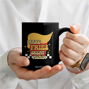 Funny Fries Coffee Mug Make Fries Great Again Checkered TS10 Print Your Wear