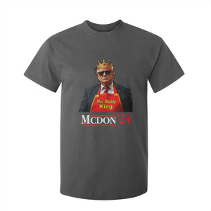 Funny Trump 2024 T Shirt For Kid Mac Daddy King McDon '24 TS10 Dark Heather Print Your Wear