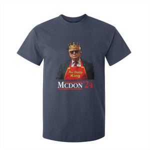 Funny Trump 2024 T Shirt For Kid Mac Daddy King McDon '24 TS10 Navy Print Your Wear