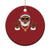 Funny Santa Christmas Ornament Black Hip Hop Santa African American Santa Rapper Fan Gift TS10 Print Your Wear