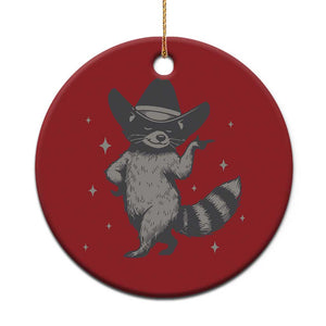 Vintage Raccoon Cowboy Christmas Ornament Cowgirl Trash Panda Western Country TS10 Print Your Wear