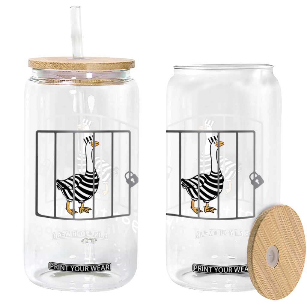 Silly Goose Glass Can Got Too Silly TS10 Print Your Wear