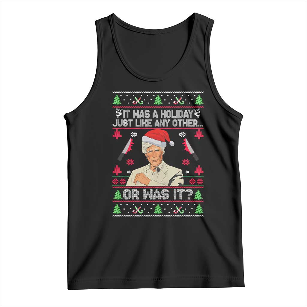 True Crime Ugly Christmas Tank Top Funny Holiday Xmas Party TS10 Black Print Your Wear