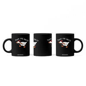 Funny Christmas Silly Goose Coffee Mug Funny Duck the Halls TS10 Print Your Wear