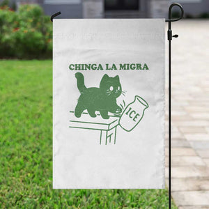 Chinga la Migra Garden Flag Funny Subtle FDT Cat Meme TS10 Print Your Wear